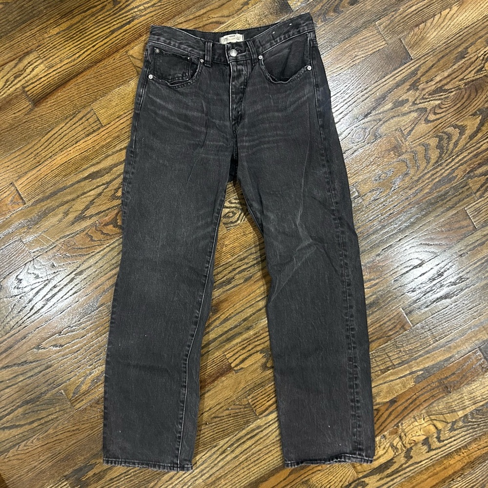 Women’s Black Straight-Leg Jeans - Classic Casual Wear